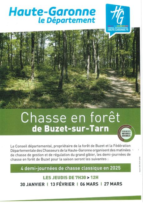 CHASSE FORÊT DEPARTEMENTALE