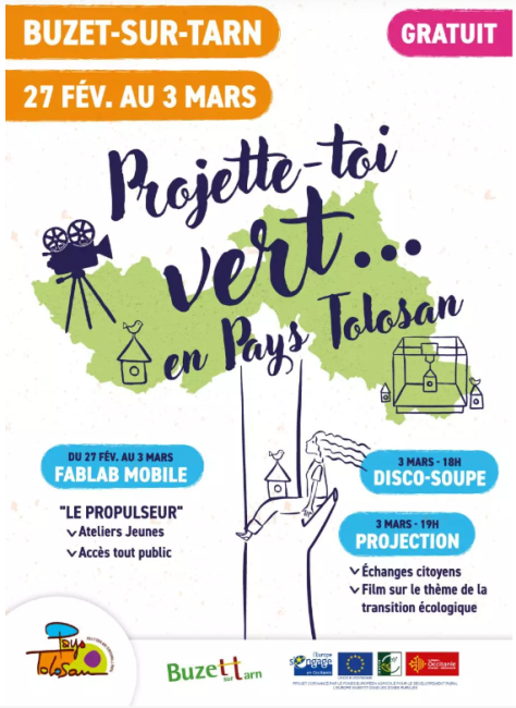 Affiche Fablab Mobile à Buzet sur Tarn