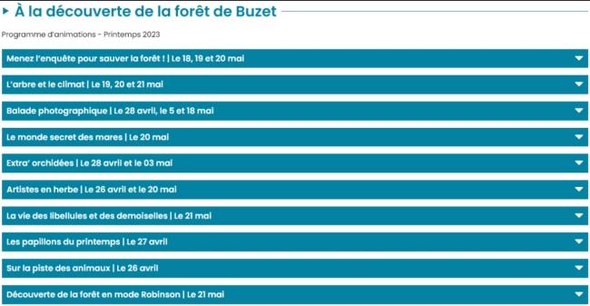 Programme maison de la Biodiversité à Buzet sur Tarn